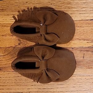 Brown Moccasins Baby walker